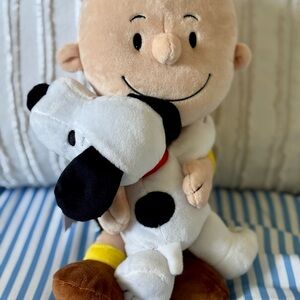 Hallmark Snoopy & Charlie Brown Plush Toy NWT